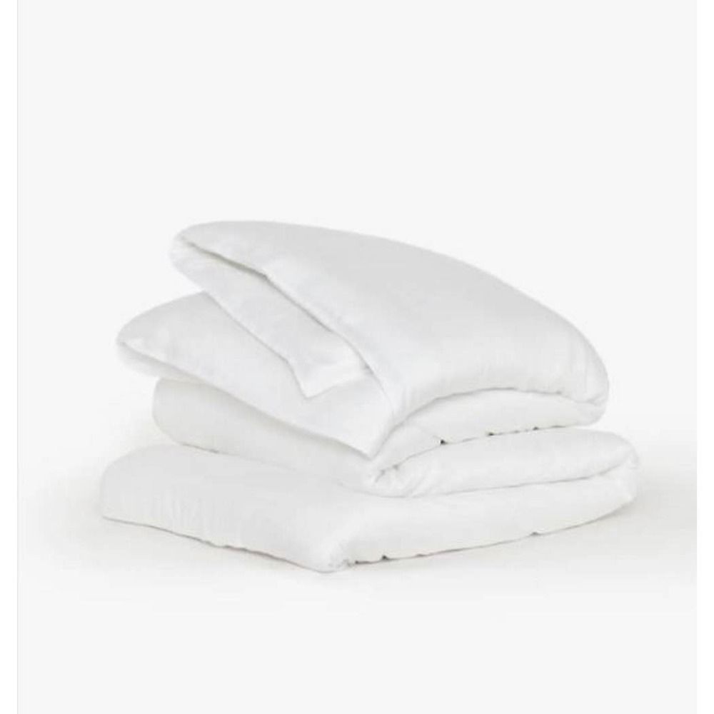 Buffy Breeze Eucalyptus Duvet Cover Full / Queen: 90" x 90" White $149 MSRP